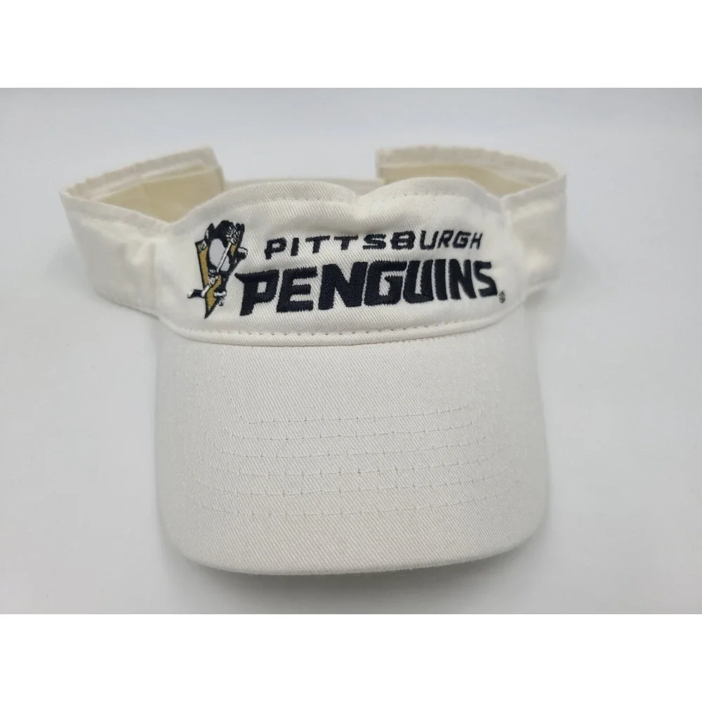 Pittsburgh Penguins Labatt‎ Blue Sun Golf Visor Adjustable Hat Cap Men Women NHL
